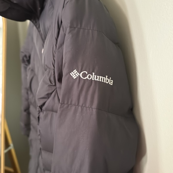 Columbia Down Black Coat Jacket - Picture 3 of 5